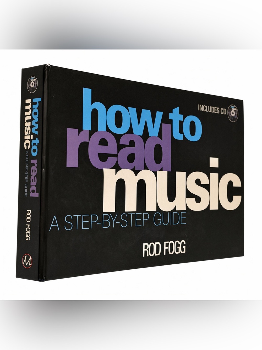 How to Read Music Rod Fogg Book + 86 Track CD • Spiral Bound Theory Guide • VG